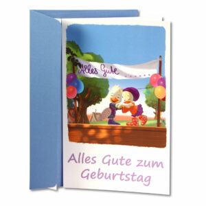 Schnatter und Lieschen Grußkarte Alles Gute zum Geburtstag